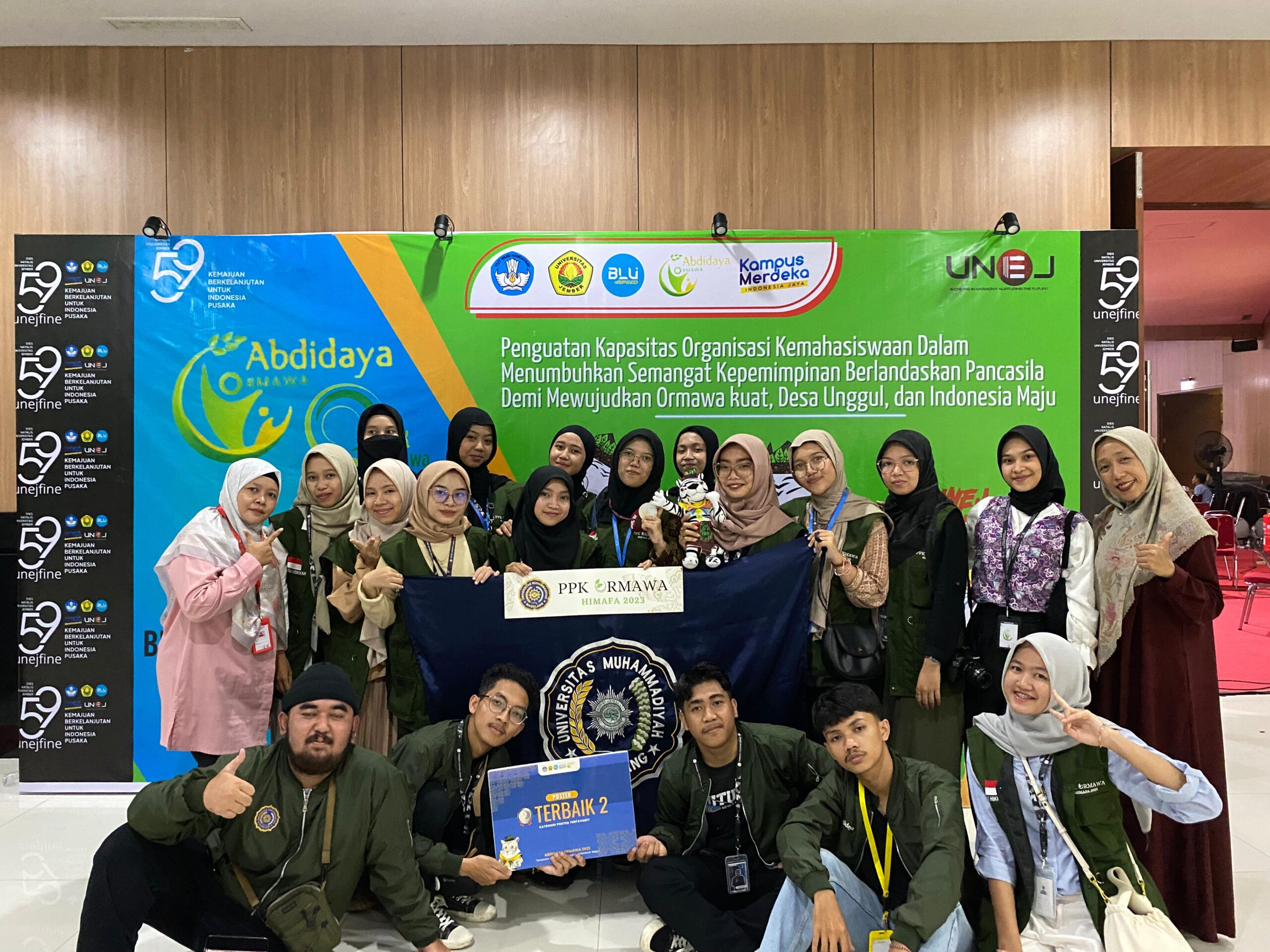 PPKO HIMAFA – HMM UNIMMA Raih Juara 2 Pada Abdidaya Ormawa 2023