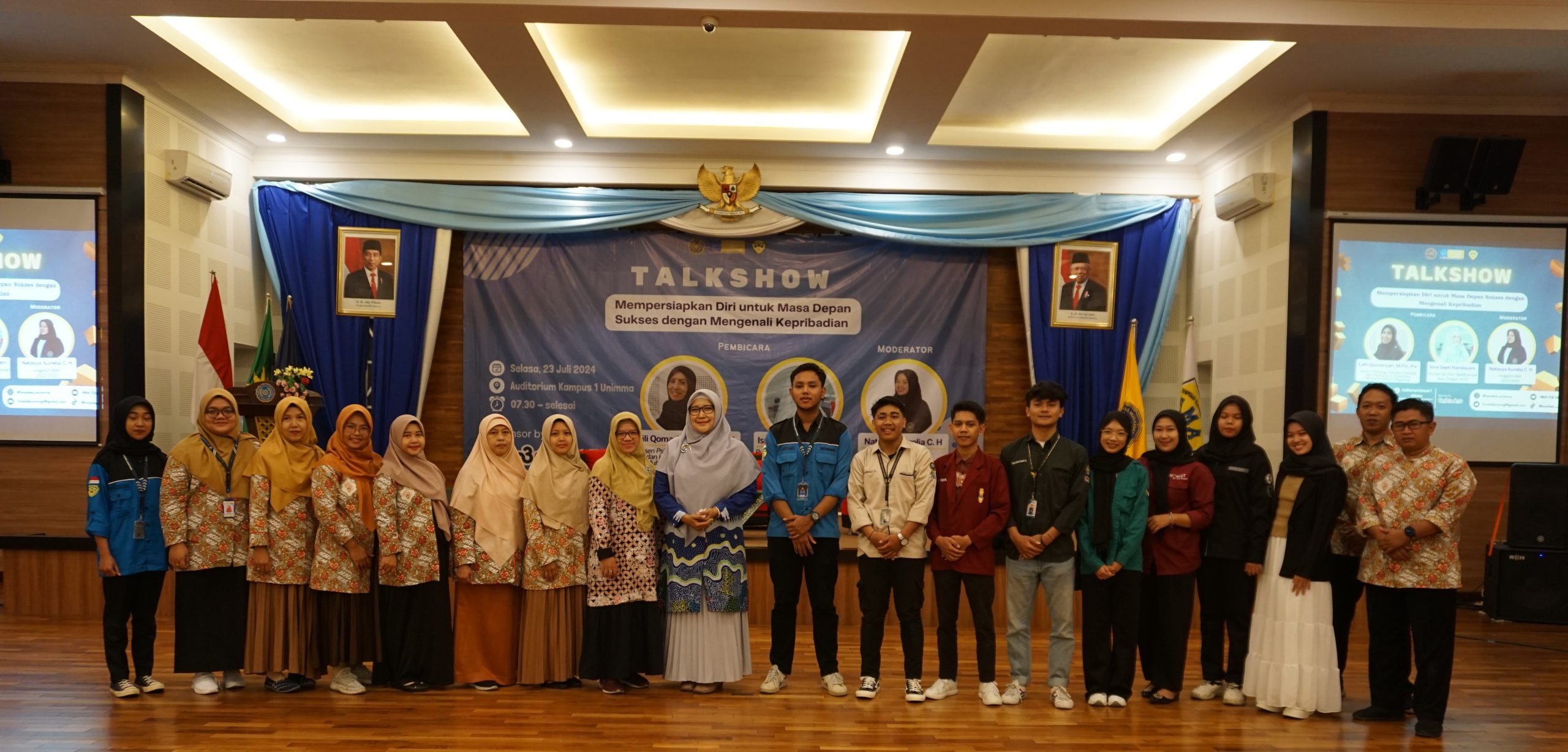 HMA FEB UNIMMA Selenggarakan Talkshow  “Mempersiapkan Diri Untuk Masa Depan Sukses dengan Mengenali Kepribadian”
