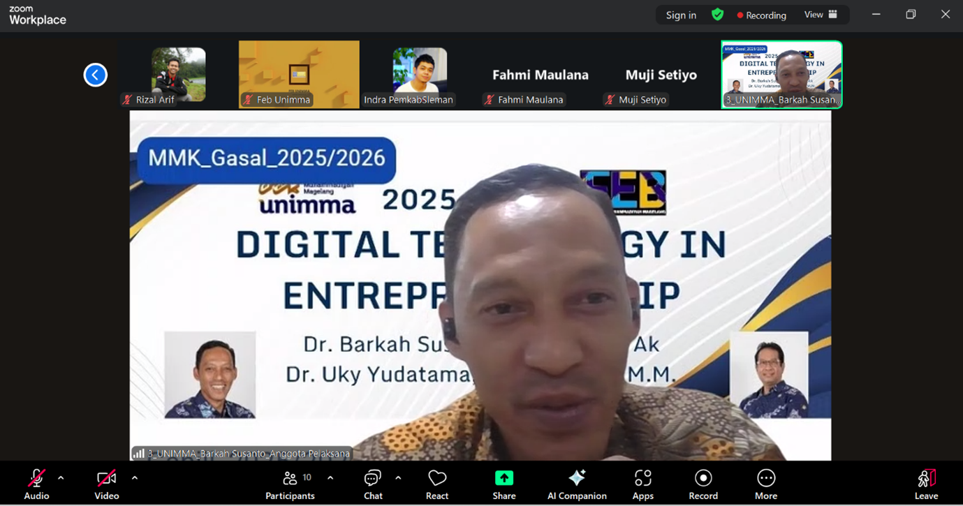 UNIMMA Siap Lahirkan Inovator Bisnis Masa Depan melalui Prodi Magister Manajemen dan Kewirausahaan