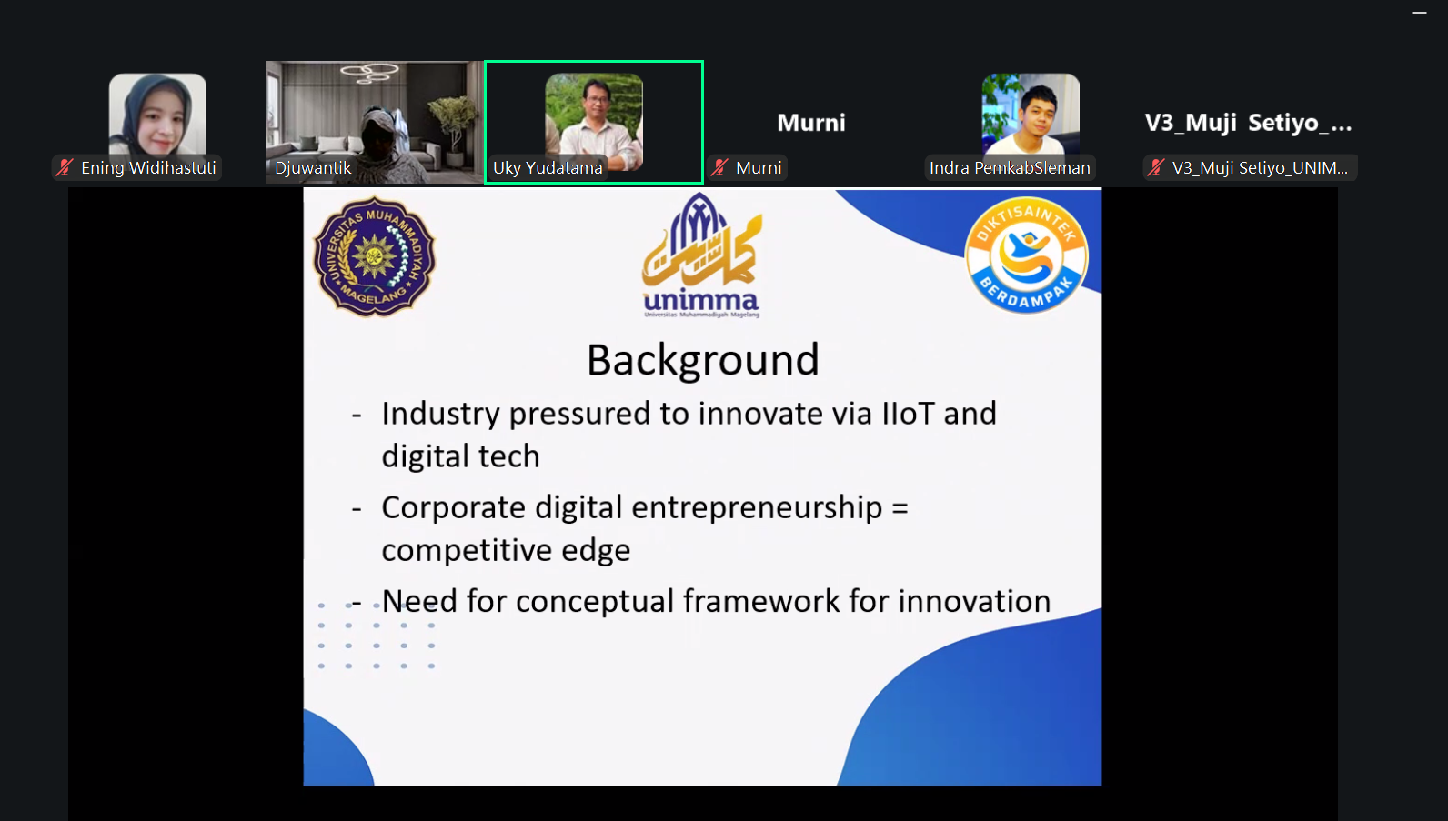 Transformasi Digital di Era IIoT: Mahasiswa MMKwu UNIMMA Pelajari Corporate Digital Entrepreneurship