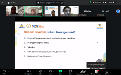 Mahasiswa MMKwu UNIMMA Perdalam Pemahaman tentang Inovasi Bisnis dan Model Bisnis Modern